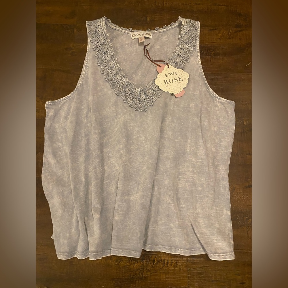 Nwt new blue knox rose t shirt top size large